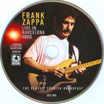 2CD Frank Zappa: Live In Barcelona 1988