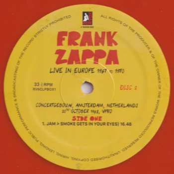 6LP/Zestaw pudełkowy Frank Zappa: Live In Europe 1967 To 1970 NUM | CLR