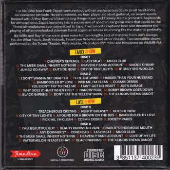 4CD/Zestaw pudełkowy Frank Zappa: Philadelphia 1980