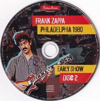 4CD/Zestaw pudełkowy Frank Zappa: Philadelphia 1980