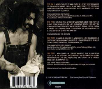 4CD/Zestaw pudełkowy Frank Zappa: The Broadcast Archives