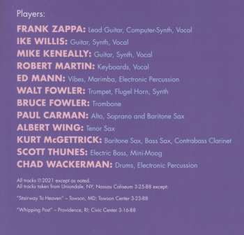 4LP/Zestaw pudełkowy Frank Zappa: Zappa '88: The Last U.S. Show CLR | LTD