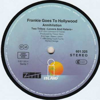 LP Frankie Goes To Hollywood: Two Tribes