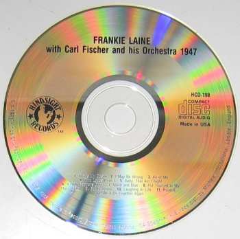 CD Frankie Laine: The Uncollected Frankie Laine, 1947