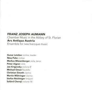 CD Ars Antiqua Austria: Chamber Music In The Abbey Of St. Florian