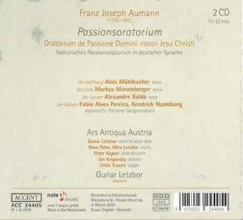 2CD Franz Joseph Aumann: Passionsoratorium