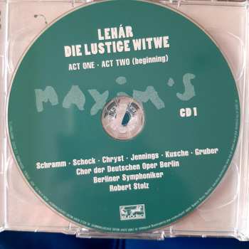 2CD Berliner Symphoniker: Die Lustige Witwe