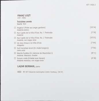 3CD/Zestaw pudełkowy Franz Liszt: Années De Pèlerinage - Complete Recording