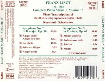 CD Ludwig van Beethoven: Complete Piano Music • Volume 15 - Symphonies Nos. 2 & 5 (Piano Transcriptions)