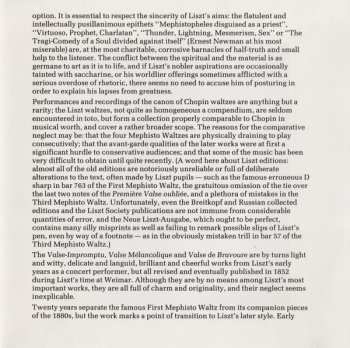 CD Franz Liszt: Waltzes
