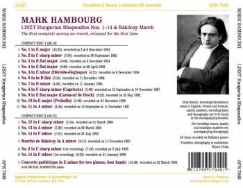 2CD Franz Liszt: The Hungarian Rhapsody Recordings / Concerto Pathétique