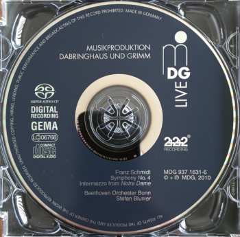 SACD Franz Schmidt: Symphony No. 4 • Intermezzo From 'Notre Dame'