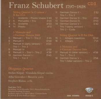 7CD/Zestaw pudełkowy Franz Schubert: Complete String Quartets