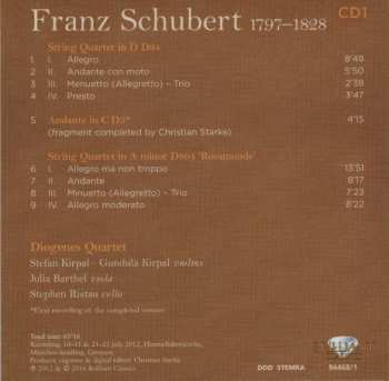 7CD/Zestaw pudełkowy Franz Schubert: Complete String Quartets