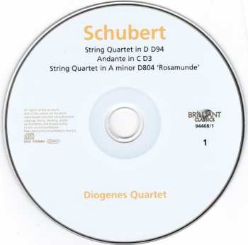 7CD/Zestaw pudełkowy Franz Schubert: Complete String Quartets