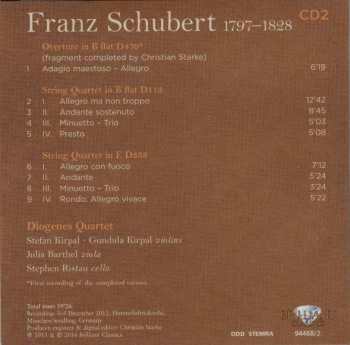 7CD/Zestaw pudełkowy Franz Schubert: Complete String Quartets
