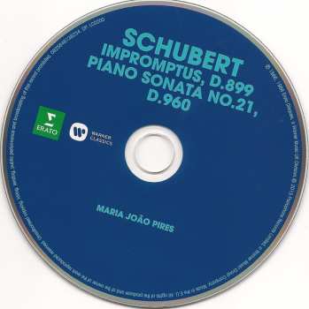 CD Franz Schubert: Impromptus, D.899 · Piano Sonata No.21, D.960
