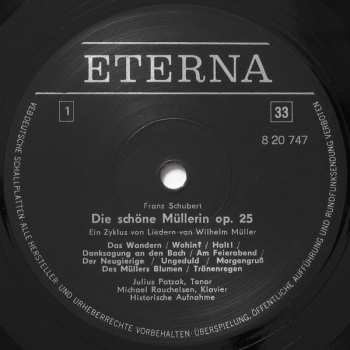 LP Franz Schubert: Die Schöne Müllerin Op. 25