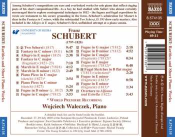 CD Franz Schubert: Rarities And Short Piano Works