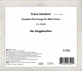 5CD/Zestaw pudełkowy Franz Schubert: Singphonic Schubert (Complete Edition )