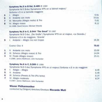4CD/Zestaw pudełkowy Franz Schubert: The Complete Symphonies