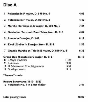 7CD/Zestaw pudełkowy Franz Schubert: The Complete Original Piano Duets