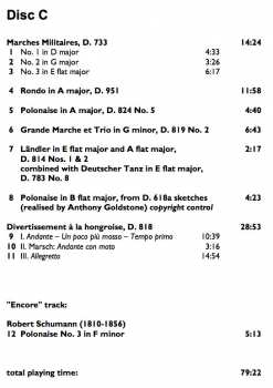 7CD/Zestaw pudełkowy Franz Schubert: The Complete Original Piano Duets