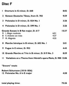 7CD/Zestaw pudełkowy Franz Schubert: The Complete Original Piano Duets