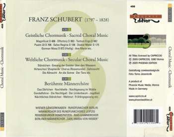 3CD Franz Schubert: 3 - Choral Music • Chormusik - Magnificat • Salve Regina • Tantum Ergo • Ave Maria • Der Lindenbaum • Ständchen • Psalm 23