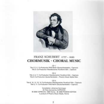 3CD Franz Schubert: 3 - Choral Music • Chormusik - Magnificat • Salve Regina • Tantum Ergo • Ave Maria • Der Lindenbaum • Ständchen • Psalm 23