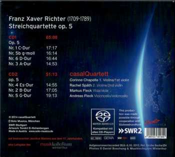 2SACD Franz Xaver Richter: Genesis 1757 - Seven String Quartets Op. 5