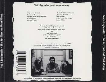 CD Fred Eaglesmith: The Boy That Just Went Wrong