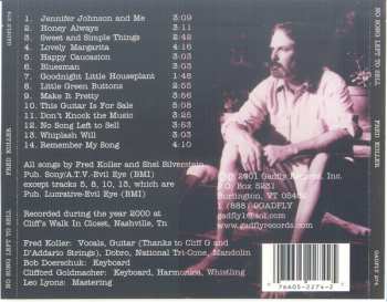 CD Fred Koller: No Song Left To Sell