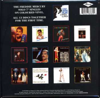 13SP/Zestaw pudełkowy Freddie Mercury: Messenger Of The Gods (The Singles) LTD | CLR