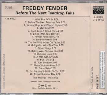 CD Freddy Fender: Before The Next Teardrop Falls