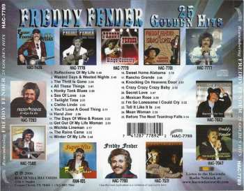 CD Freddy Fender: Remembering Freddy Fender, 25 Golden Hits
