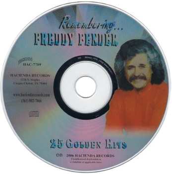 CD Freddy Fender: Remembering Freddy Fender, 25 Golden Hits