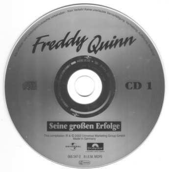 3CD/Zestaw pudełkowy Freddy Quinn: Seine Großen Erfolge