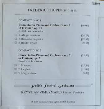 2CD Frédéric Chopin: Piano Concertos Nos. 1 & 2