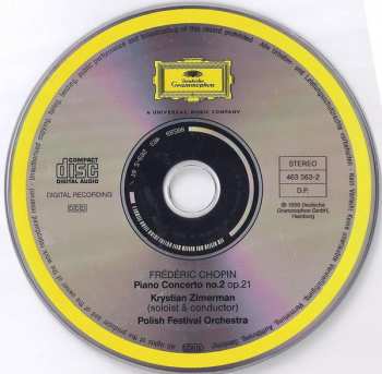 2CD Frédéric Chopin: Piano Concertos Nos. 1 & 2