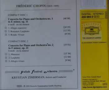2CD Frédéric Chopin: Piano Concertos Nos. 1 & 2