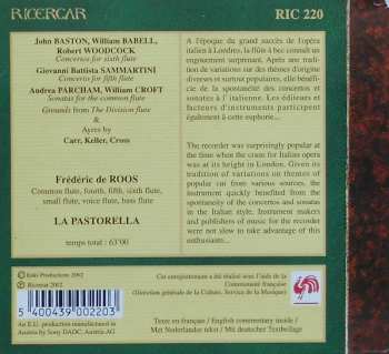 CD Frédéric de Roos: Les Flûtes D'Angleterre - The Delightfull Companion DIGI