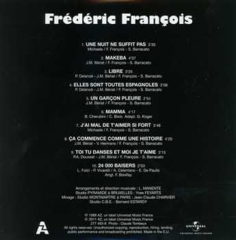 9CD/Zestaw pudełkowy Frédéric François: L'intégrale Des Albums Originaux 1984-1992