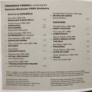 CD Eastman-Rochester Orchestra: Hi-Fi A La Espaňola And Popovers