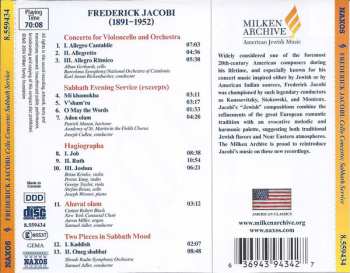 CD Frederick Jacobi: Cello Concerto; Sabbath Service