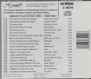 CD Frederick Swann: Hymns On The Crystal Cathedral Organ