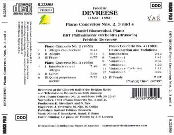 CD Daniel Blumenthal: Piano Concertos Nos. 2, 3 And 4