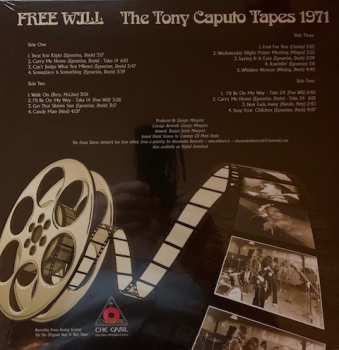 2LP Free Will: The Tony Caputo Tapes 1971