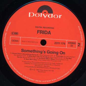 LP Frida: Something's Going On