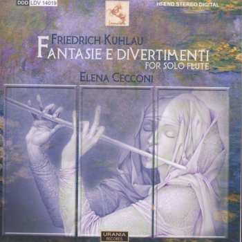 CD Elena Cecconi: Fantasie E Divertimenti For Solo Flute